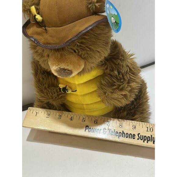 Peek-a-Boo Toys Honey Bear‎ with Bees Plush Stuffed Bee Keeper vintage with tag - Picture 9 of 9